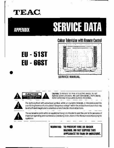 Teac Eu51-66 PDF service manual